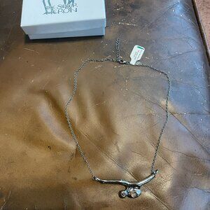 Women's Silver 14+2" Adjustable Necklace w/ Statement Pendant Ethiopian Opals